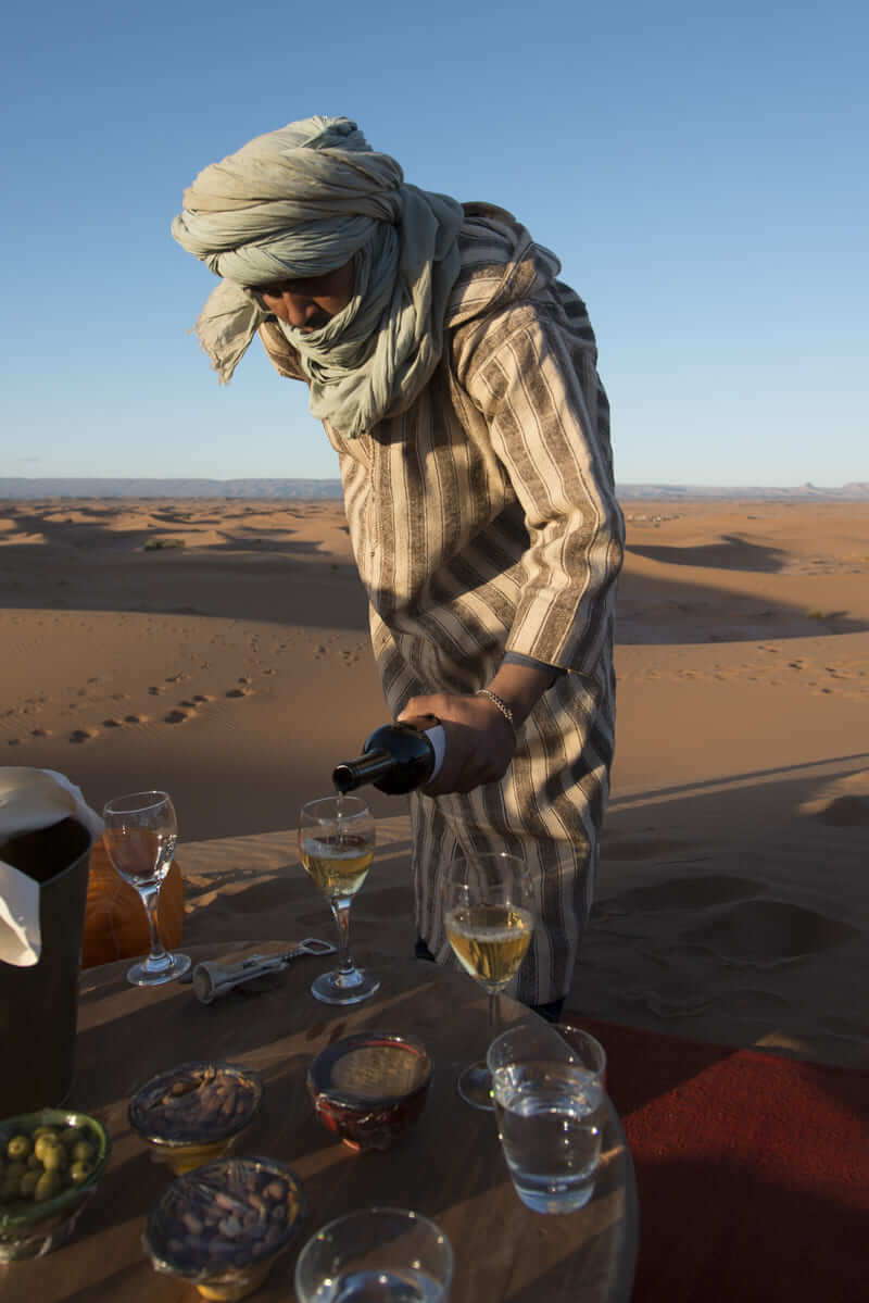 Marruecos aperitivo en el desierto